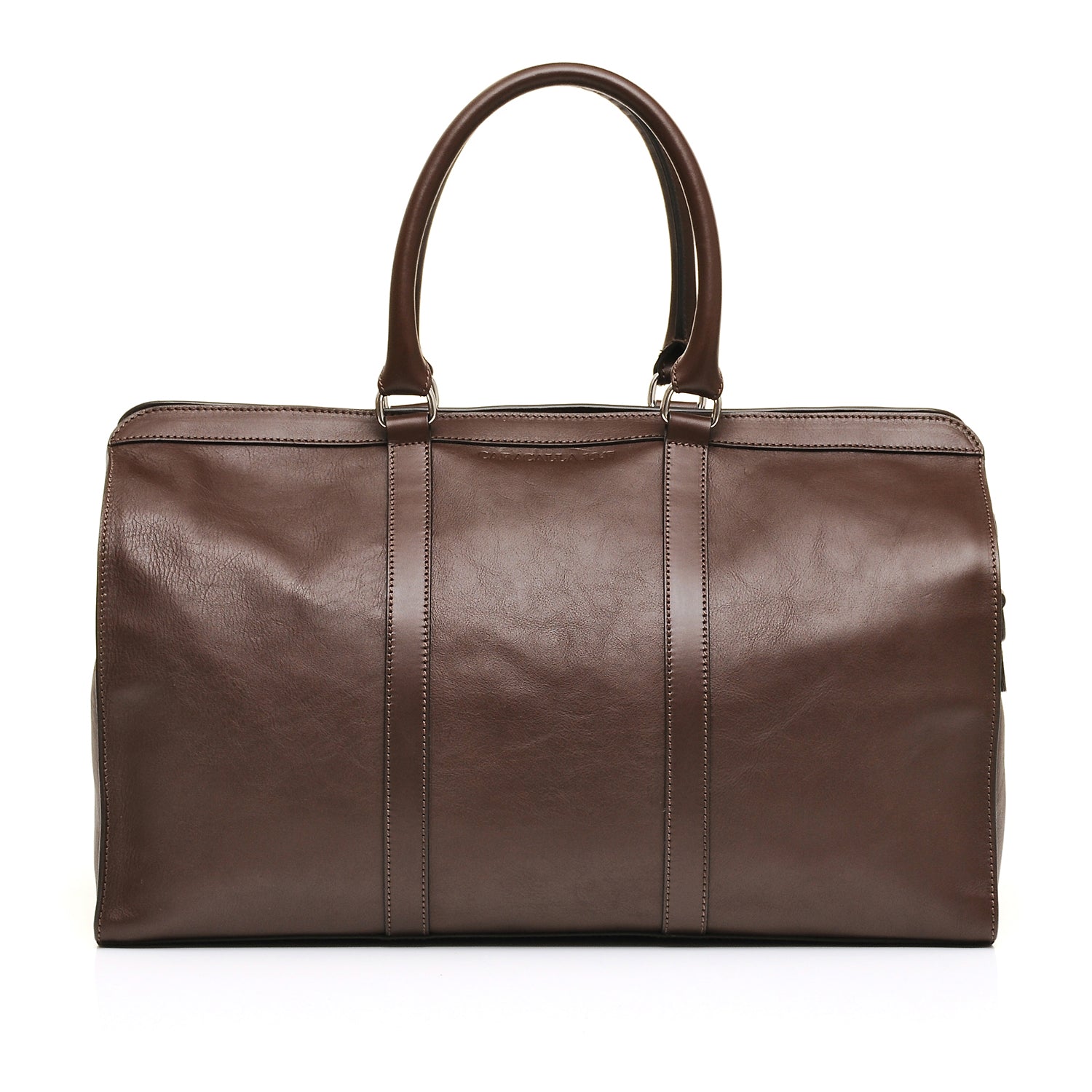 brown leather city holdall